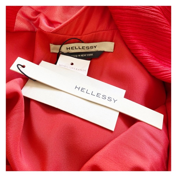 NWT Hellessy Eden Asymmetric Drape Gown - Picture 11 of 16